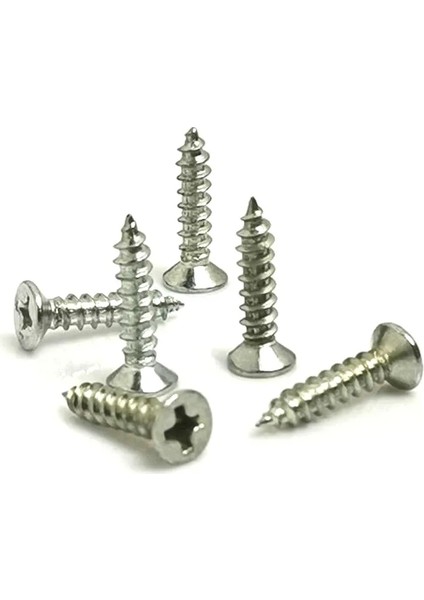 Klips, Menteşe, Ayak, Ysb Sac Vidası - 2,9x9,5mm Nikel, 100 Adet fiyatları