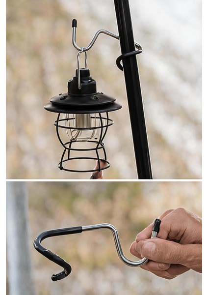 Çok Fonksiyonlu S Şekilli Paslanmaz Çelik Kanca – Kamp ve Ev Için Kaymaz Asma Aparatı