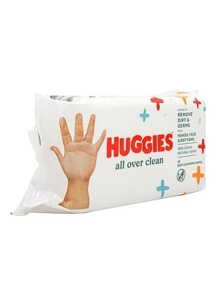 Huggies Bebek All Over Clean Islak Mendil 1 Paket x 56 Adet fiyatları