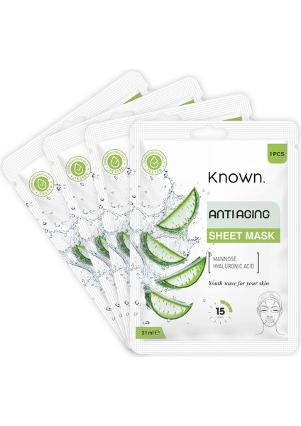 Known Yaşlanma Karşıtı Yüz Maskesi 4 Adet