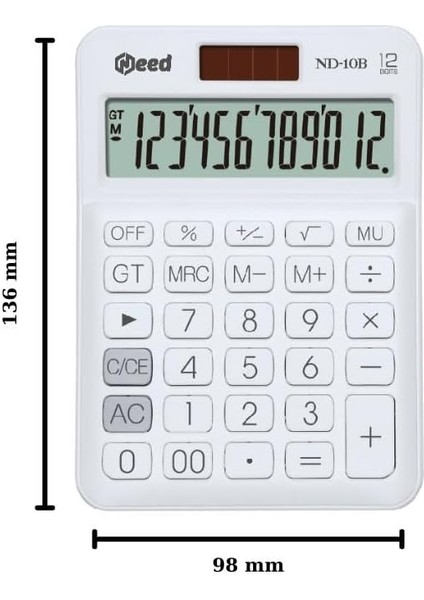 ND-10B Beyaz Hesap Makinesi modelleri