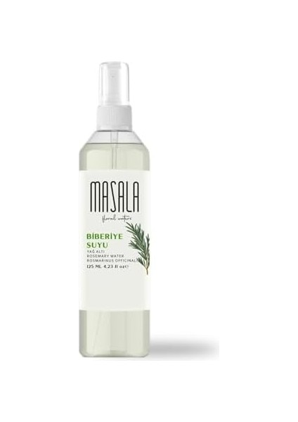 Masala Biberiye Suyu 125 ml - Rosemary Floral Water -Biberiye Suyu Sebum ve Yağ Dengeleyici Hidrosol modelleri