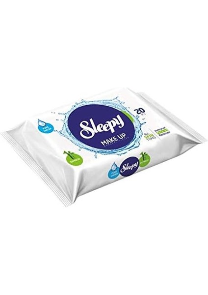 Sleepy Makyaj Temizleme Mendili Bamboo 3X20 Adet