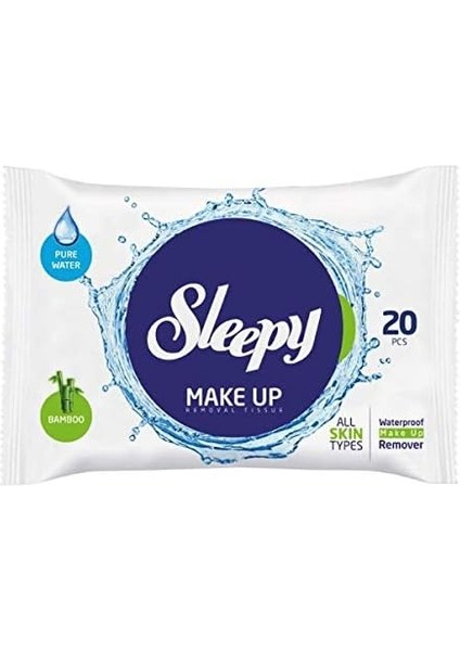 Sleepy Makyaj Temizleme Mendili Bamboo 3X20 Adet fiyatları