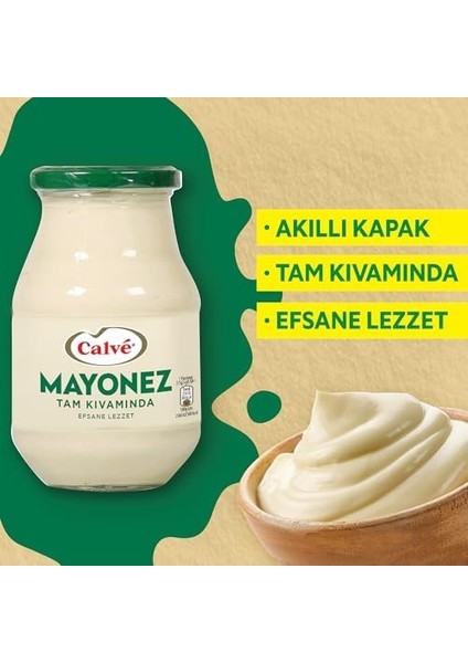 Calve Sos Cam Kavonoz Mayonez 500 G fiyatları