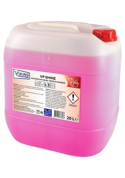 Viking Vp Shine Hijyenik Sıvı Genel Temizlik Maddesi 20 L