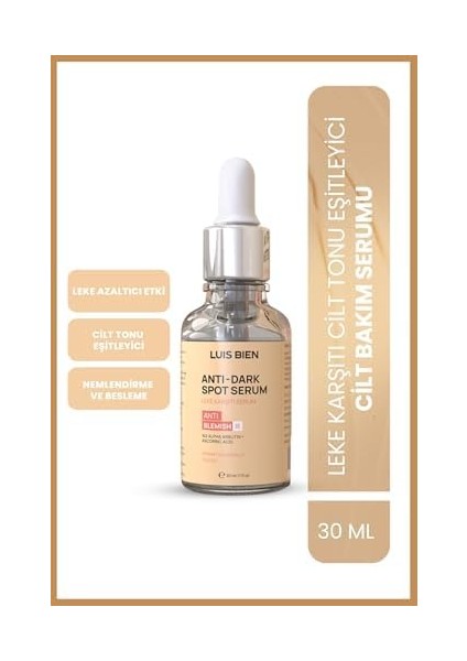 Luis Bien Leke Karşıtı Cilt Tonu Eşitleyici Cilt Bakım Serumu Hyaluronic Acid + Arbutin%2 modelleri