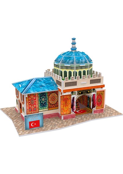 CUB/W3112H 3D 26 Parça Puzzle Türk Halı Mağazası
