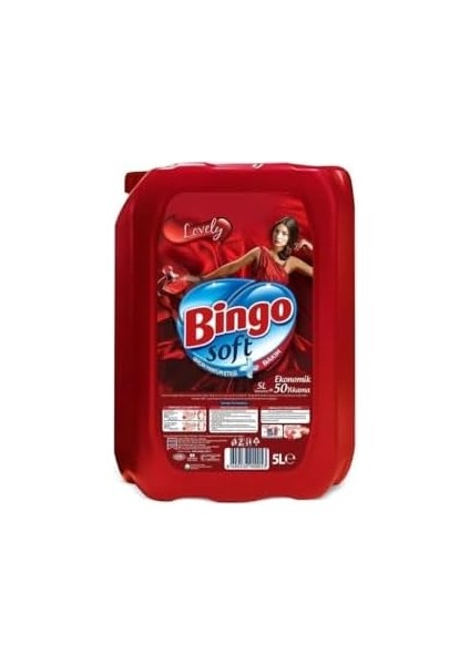 Bingo Soft Lovely Çamaşır Yumuşatıcısı (1 x 5 L)