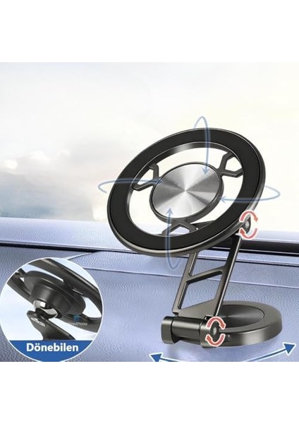 Manyetik Araç Içi Telefon Tutucu [güçlü Mıknatıslar] Dönebilen Titreşime Dayanıklı ile Uyumlu Telefon Tutucu Araç Içi Telefon Tutucu 16 15 14 13 12 11 Pro Max/ ile Uyumlu modelleri