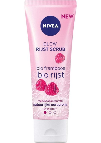 Nivea Aydınlatıcı Pirinç Yüz Peelingi 75ML, Organik Ahududu Özü, Ölü Deri Arındırıcı, Kuru ve Hassas Cilt fiyatları