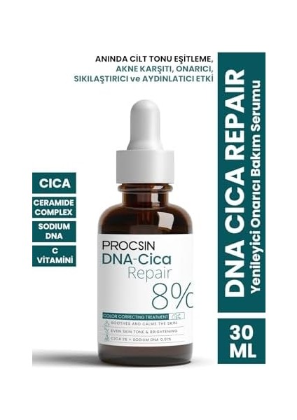 Procsın Dna Cıca Repaır Yenileyici Onarıcı Bakım Serumu 30 ml