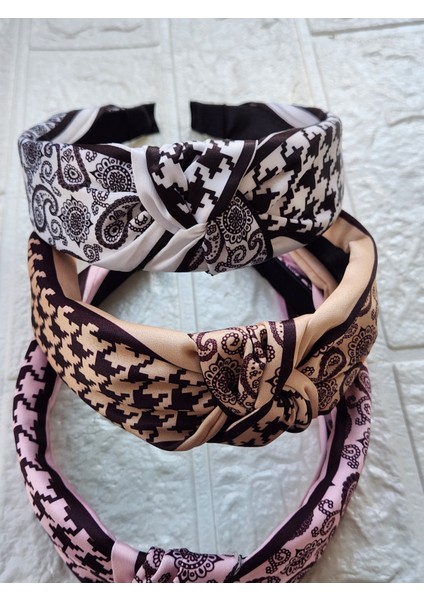 Düğüm Model Desenli Kadın Saç Tacı modelleri