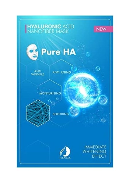 Nafima Nanofiber Hyalüronik Asit Kozmetik Yüz Maskesi Ha-Fm-01 fiyatları