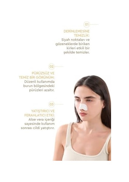 Mjcare Nose Patch Siyah Nokta ve Gözenek Için Temizleyici Burun Bandı 10&apos;lu fiyatları