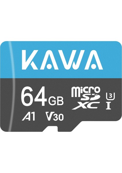U3 V30 100MB/S Okuma 40MB/S Yazma 64GB Micro Sd Hafıza Kartı