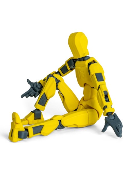 Lucky 13 Titan 13 Dummy Hareketli Figür 3D Baskı Asker figür mannequin 14cm , 11 çift farklı el işaretleri ve mini sandık