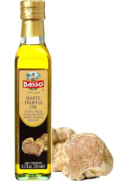Basso White Truffle Olive Oil 250 Ml, Beyaz Trüf Aromalı Zeytinyağı, Italyan Zeytinyağı fiyatları
