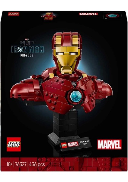LEGO Marvel Iron Man Mk4 Büstü 76327 fırsatları