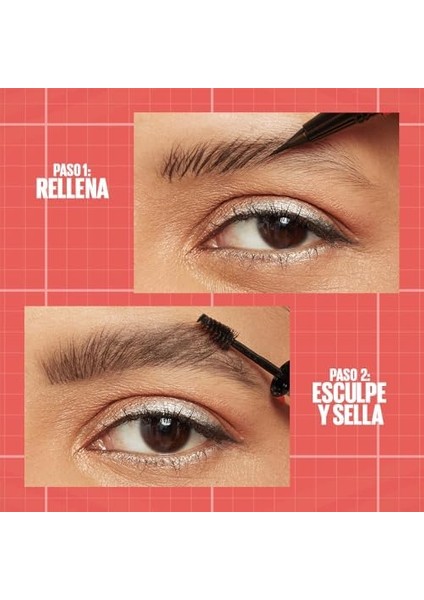 Maybelline New York Build A Brow 2in1 Kaş Kalemi ve Jeli Ash Brown