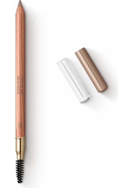 Kiko Milano Kaş Ürünleri - New Green Me Brow Pencil - Edition 2021-101 Taupe