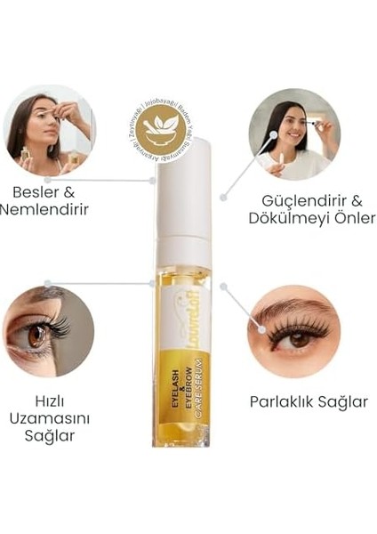 Louvreloft Keratin Besleyici Kaş ve Kirpik Serumu modelleri
