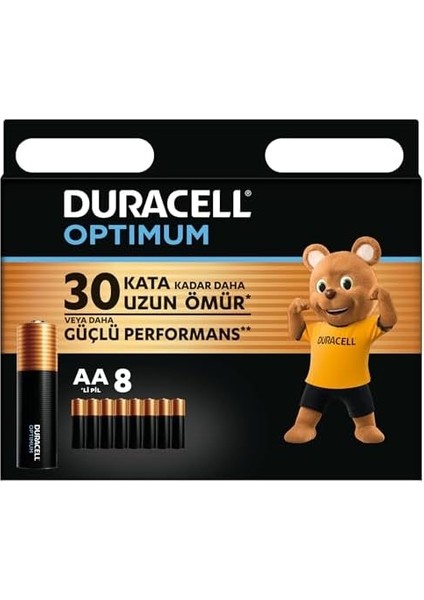 Optimum Aa Alkalin Pil (8&apos;li Paket) 1,5V - Lr6 MX1500 fiyatları