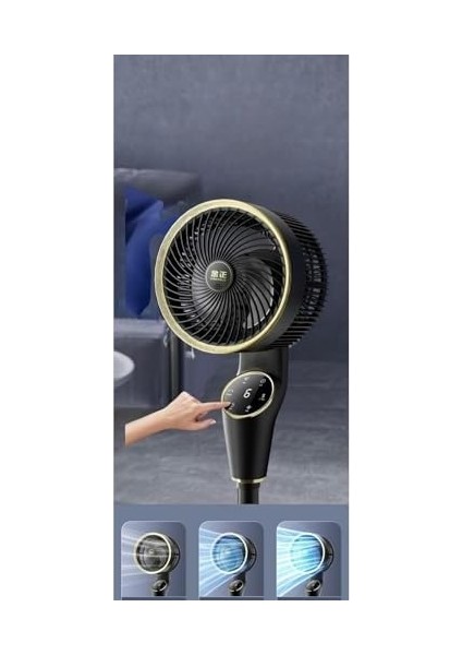 90CM Ultra Sessiz Ayaklı Uzaktan Kumandalı 360 Denerece Dönüş, Ekranlı Ayarlanabilir 3 Farklı Boy Masaüstü Veya Zeminde Kullanım CVR-MX45 (Siyah) fiyatları