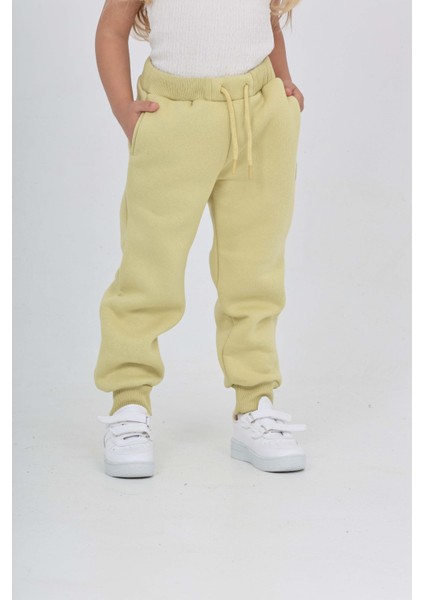 Kız Çocuk Kabaran Yıldız Baskılı Eşofman Alt modelleri