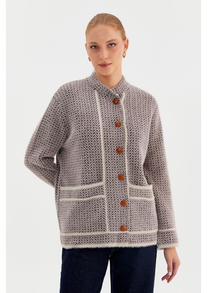 Etro Desenli Cepli Bisiklet Yaka Hırka