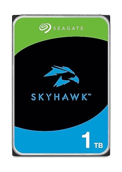 1 Tb Seagate Skyhawk 3.5" 256MB 5400RPM (ST1000VX013) 7/24 Güvenlik Diski modelleri