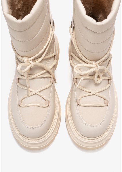 Weld Bej Cilt Kadın Kar Botu indirimleri