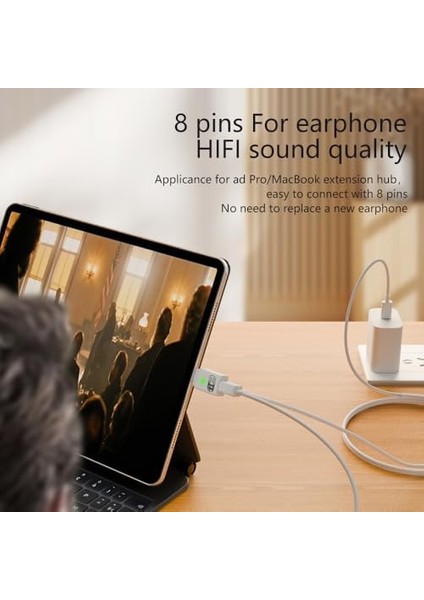 Type C To Type C ve 45W Hızlı Şarj Kulaklık Dönüştürücü Otgcl modelleri