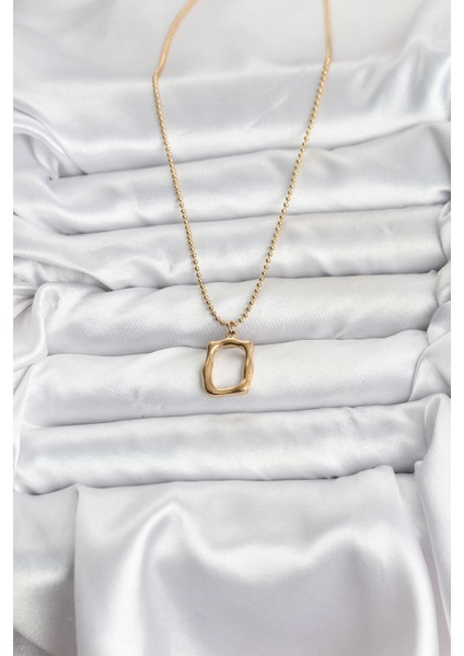 Bfs 316L Çelik Zincir Gold Renk Model Kadın Kolye fiyatları