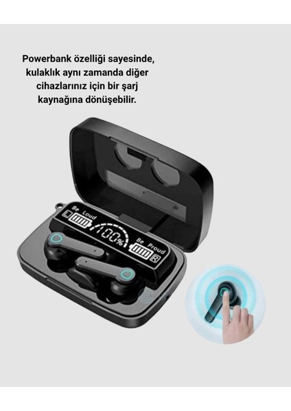 Bfs Bluetooth Kulaklık – Powerbank Özellikli, Oyun Modlu, Uzun Ömürlü ve Şarj Kutulu indirimleri