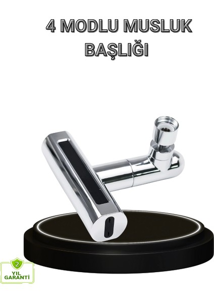 Bfs 4 Fonksiyonlu Musluk Başlığı 360 Derece Dönebilen ve Su Tasarruflu