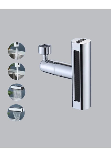 Bfs 4 Fonksiyonlu Musluk Başlığı 360 Derece Dönebilen ve Su Tasarruflu modelleri