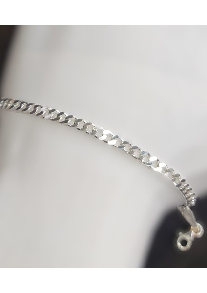 925 Ayar Gümüş Unisex Zincir Bileklik fiyatları