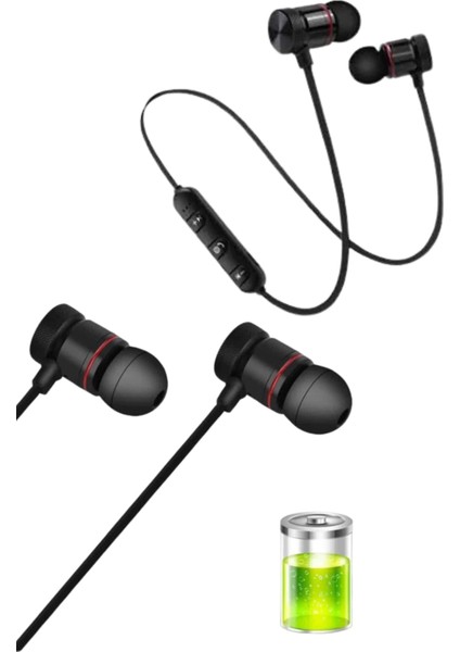 Bfs Kablolu Kulakiçi Bluetooth Kulaklık Mıknatıslı Anc Özellikli Yüksek Ses Kaliteli modelleri