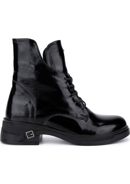 Kadın Siyah Rugan Casual Bot 1175 6512 Bn Bot SK25-26 Sıyah Rgn