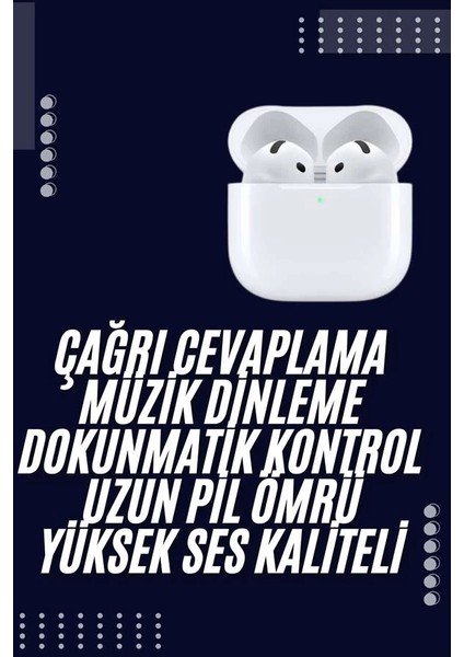 Bfs Bluetooth Kulaklık Beyaz Çağrı Cevaplama Dokunmatik Kontrol Kablosuz