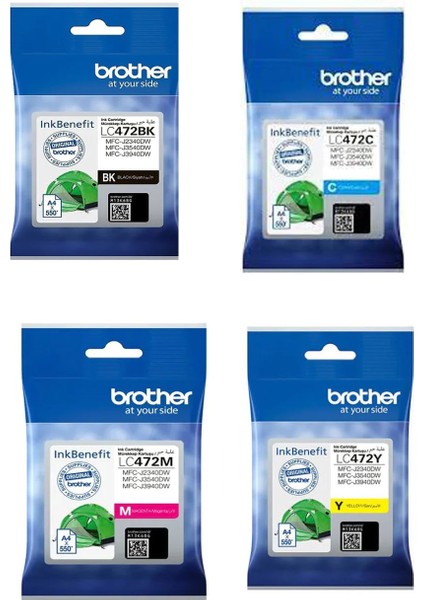 Lc 472 Standart Serisi 4 Lü Kartuş