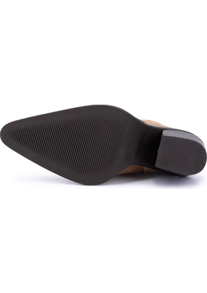 Kadın Hakiki Deri Taupe Süet Klasik Bot 33 20020 Bn Bot SK25-26 Taupe Suet modelleri