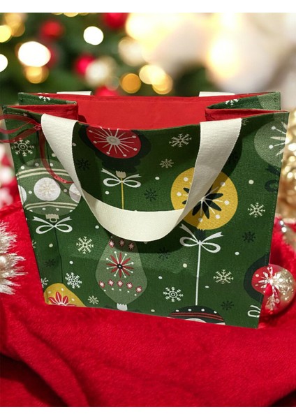 Yılbaşı Temalı Bez Çanta fiyatları