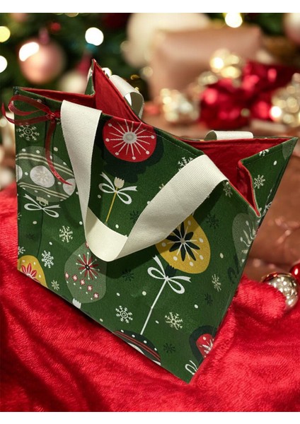 Yılbaşı Temalı Bez Çanta modelleri