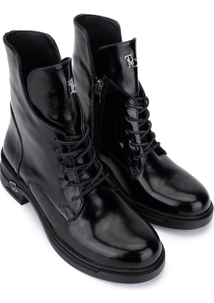 Kadın Siyah Rugan Casual Bot 1175 6512 Bn Bot SK25-26 Sıyah Rgn fiyatları