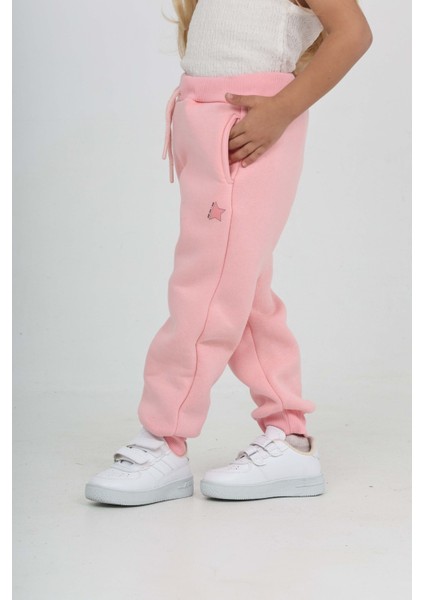 Kız Çocuk Kabaran Yıldız Baskılı Eşofman Alt fiyatları