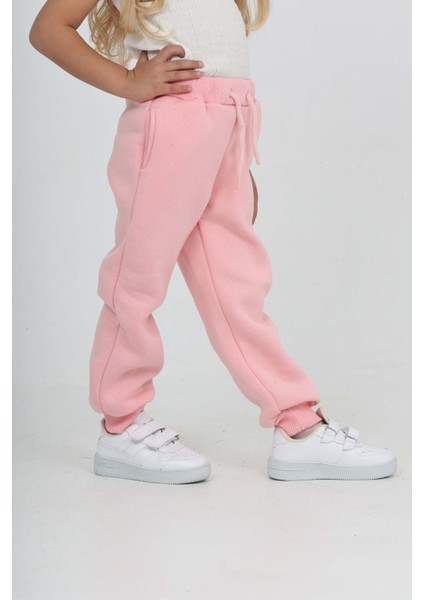 Kız Çocuk Kabaran Yıldız Baskılı Eşofman Alt modelleri