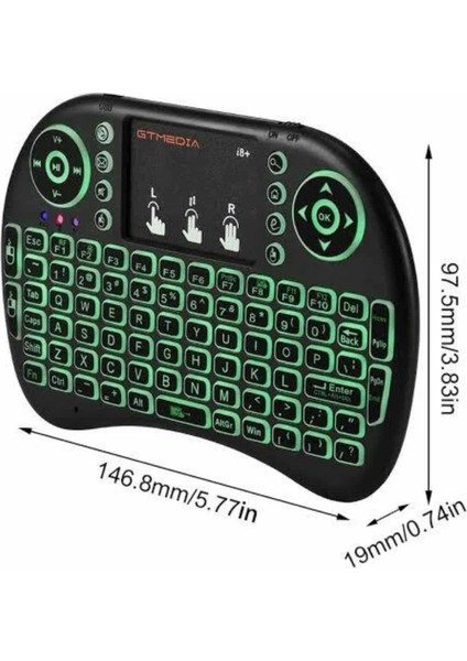 Bfs Kablosuz Türkçe Q Klavye Rgb Işıklı Televizyon Ps3 Dokunmatik Mouse modelleri