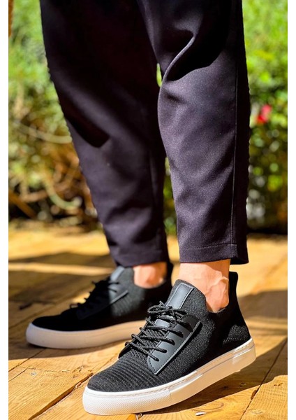 Drnds KB-110 Kuback Back Siyah Triko Yüksek Taban Bağcıklı Günlük Erkek Ayakkabı (Numara: 44) modelleri